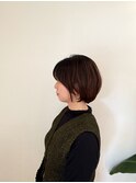 ふんわり内巻きショートボブ