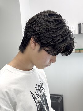 フィフス 仙台(fifth) 仙台ニュアンスパーマセンターパートフェザーパーマ毛流れパーマ