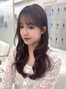 エジョン 三鷹店(Aejon) シースルーぱっつん 顔まわり