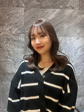 ボタン ハカタ(VOTAN hakata) 【前田七音】透明感グレージュ/韓国ヘア☆