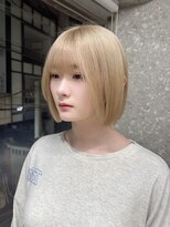 サンク 原宿 表参道(cinq)&nbsp;透明感ピンクミルクティーベージュダブルカラーハイライトカラー