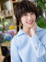 カバーヘアアンドスパ ブリス 浦和(COVER HAIR&SPA bliss)&nbsp;前下がりこなれ韓国風マッシュショートh4浦和20代30代40代