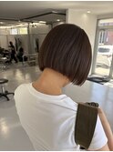 ぱつっとボブ