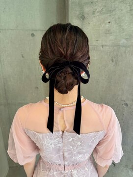エイミー 伏見店(aemii) ベロアリボンアレンジ