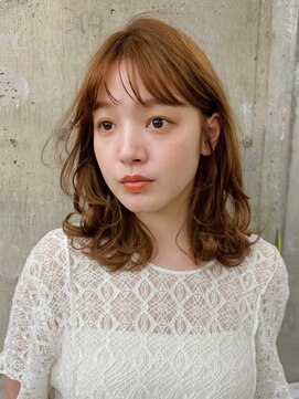 ガーデン 銀座(GARDEN) レイヤー ミディアムヘア レイヤーカット 顔まわり パーマ