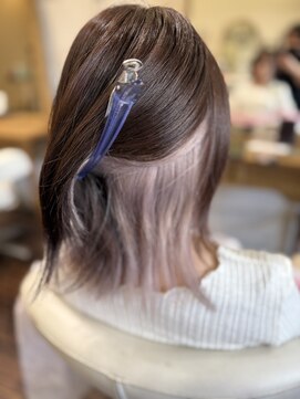 サロンドユニック(salon de UNIC) ペールピンクインナーカラー