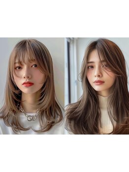 イメージをガラリと変える最新のトレンドもおさえたレイヤーカット/動きのある絶妙なバランスもデザイン♪
