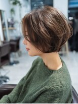 リシェール リーフ 越谷(RICHAIR leaf)&nbsp;黒髪/オリーブグレー/小顔/ココアベージュ/越谷駅