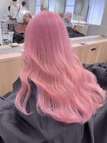 ベレーザ 渋谷神南(Beleza)&nbsp;16211ブリーチ＆ダブルカラーホワイトピンク韓国ワンホンヘア