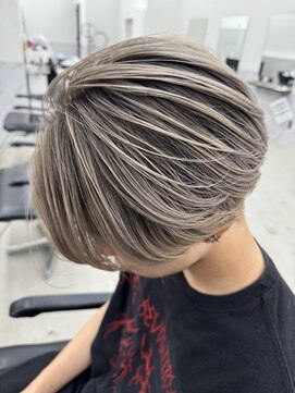 エゴル ナゴヤサカエ(ENGOL NAGOYA SAKAE) 【朝日大夢】メンズシャドールーツバレイヤージュ/ブリーチ