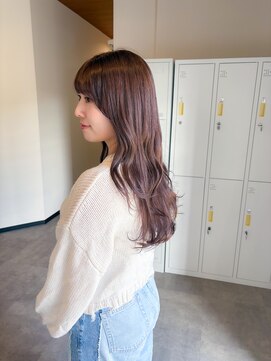 透明感ラベンダーベージュ