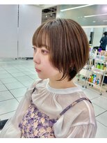トニーアンドガイ 青山店(TONI & GUY)&nbsp;大人丸みショート　ベージュシアカラーショートヘア