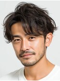 MEN’S HAIR/ダウンパーマ/フェザーパーマ/川西能勢口/川西池田