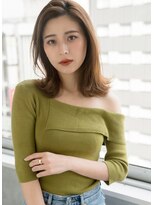 エスドットブルーム 梅田店(S.BROOM) 【S.BROOM 梅田】かきあげ韓国風くびれレイヤースタイル