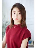 ハイレート ウニクス川越店(Hairate)&nbsp;【Hairate本川越】ミディアムヘア×顔周りレイヤー