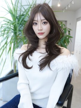 エレリー 名駅(EleRe) ハッシュカット/ショコラグレージュ/レイヤーカット/韓国ヘア