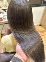 テラスヘア 三条(TERRACEhair) 春のパサつき対策*髪質改善縮毛×ベージュカラーで柔らか艶髪