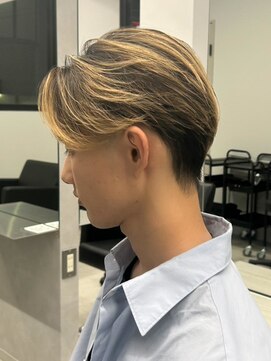 エルマーク 松山(L-MARK) フェザーパーマ/カルマパーマ/メンズ/韓国/眉毛/センターパート