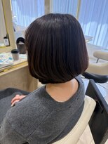 アッシュ 仙川店(Ash)&nbsp;40代50代60代ひし形ショートボブ前髪あり白髪染め艶ボリューム