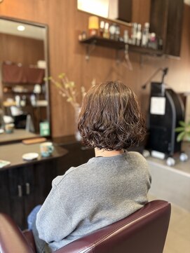 アオイ(Aoi) 朝ラクで決まる◎ゆるふわボブパーマ