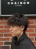 シェノン オム 梅田(CHAINON HOMME) ニュアンスパーマ/シャドウパーマ/フェザーパーマ/men's/メンズ