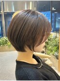 ショートボブ/丸みショート/ハンサムショート/小顔ショート