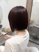 シア 新越谷店(SHEER) 【Mai】切りっぱなしボブ×カシスピンク