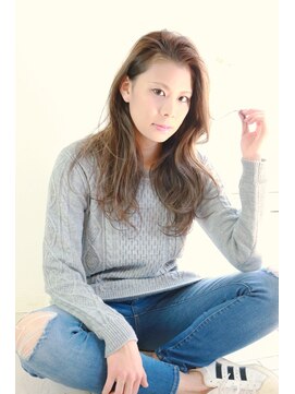 オフザリップヘアー(off the Lip hair) 【off the Lip hair/Lee】セクシーかきあげ×ルージングロング