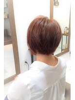 ヘアリラクシングルーラ(hair relaxing LuRa) チェリーピンク　ショート