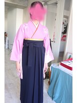 ヘアアンドスパ ナチュラ(Natura)&nbsp;袴の着付け