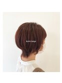 柔らかショートヘア☆ピンクベージュ☆