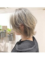 アース 錦糸町店(HAIR&MAKE EARTH) 透明感×ホワイトベージュ×レイヤーボブ