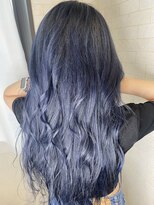 アルマヘア(Alma hair) ネイビーブルーカラー