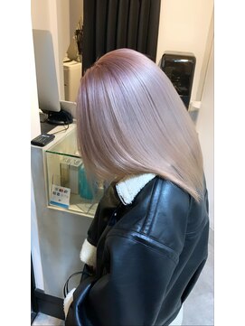 ラフ 難波店(LAFF) #黒髪#ボブルフ#ネビージュ#小顔#ワンレン