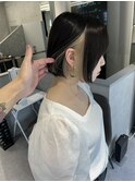 ツートンカラー×ミルクティーベージュ×切りっぱなしボブ☆