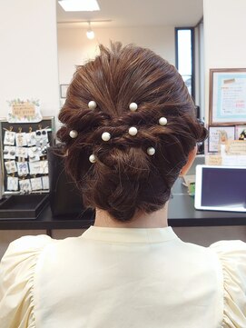 ロペヘアリッシェル(LOPE hair Richel) 《LOPEhair Richel//弥生》お着物ヘアアレンジ♪