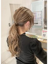 ネオリーブ チロル 横浜西口店(Neolive CiroL.)&nbsp;まろやかベージュ☆ゆるふわアレンジ