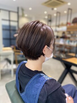 テラス ヘアアンドボタニカル(terrace) ショート/10代/20代/30代/アッシュグレージュ