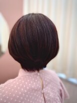 シーヤ(Cya) ケア特化サロン/髪質改善カラー/大人ショート/ピンクパープル