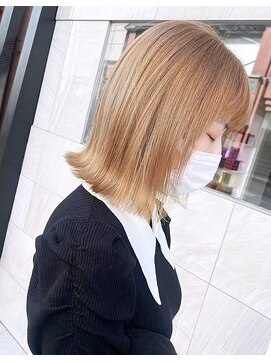 ブランシェ(branche) 切りっぱなし/ハイトーンカラー/ことりベージュ