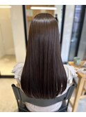 似合わせカットイメチェン/ココアベージュ/暗めカラー