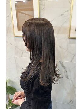 ジーナ 福岡千早(Zina) 【SAKI】ブルージュ×顔まわりレイヤー