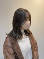 ザックジングウ 表参道(ZACC JINGU)&nbsp;グレージュ/透明感カラー/ミディアムレイヤー/ブリーチなし