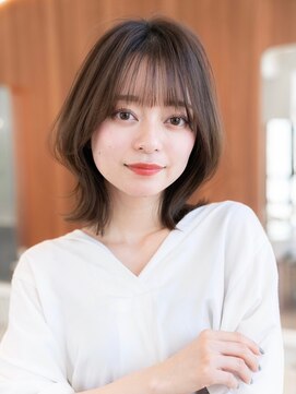 イオ 本厚木(io) レイヤーボブニュアンスカラーくびれ韓国ヘア小顔カット前髪