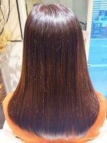 美容室フルール&nbsp;20代30代40代髪質改善カラーショコラアッシュ艶感ストレート