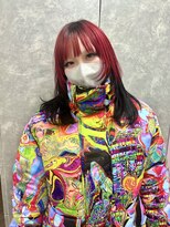 ガルボ ヘアー(garbo hair) ハイトーンデザインカラーエクステ10代20代