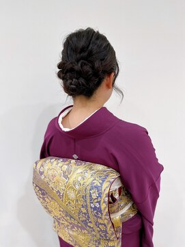 ジラ ヘアアンドメイク(girra HAIR&MAKE) 色留袖ヘアセット