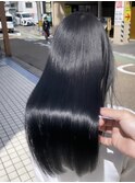 ブルーブラック×髪質改善uptogloss