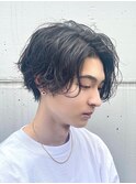 波巻きツイストスパイラルパーマ縦落ちウルフパーマ
