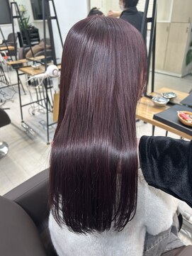 アイズ 横浜(IS) ラベンダーブラウン/ブリーチなし/髪質改善トリートメント